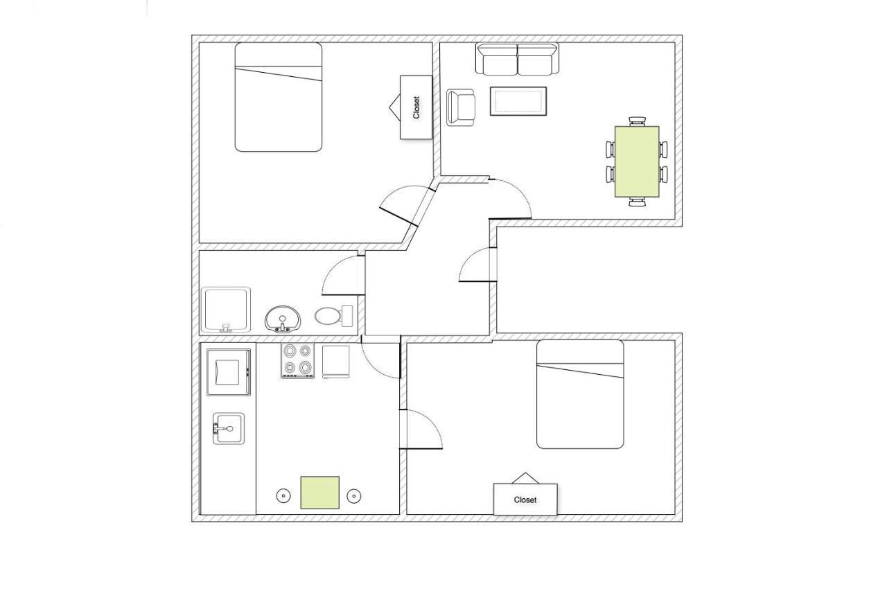 Sanders - Pleasant Two-bedroom In Downtown Appartement